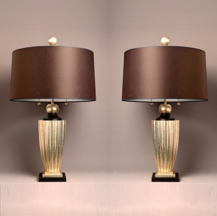 art deco style bedside lamps